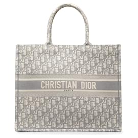 Dior-Grand cabas oblique gris Dior-Gris