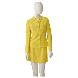 Versace Jeans Couture-Tailleur jupe-Jaune