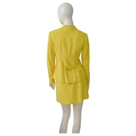 Versace Jeans Couture-Tailleur jupe-Jaune