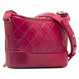 Chanel-Bolso de hombro Chanel Gabrielle Hobo Bolso de hombro de cuero en buen estado-Otro