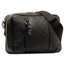 Louis Vuitton-Louis Vuitton Damier Infini Sirius Messenger Bag Bolso bandolera de cuero N45286 en buen estado-Otro