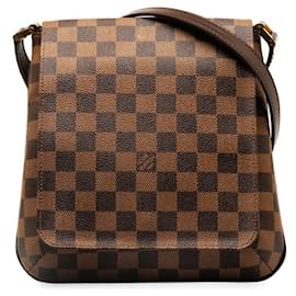 Louis Vuitton-Louis Vuitton Damier Ebene Musette Salsa Long Strap Canvas Shoulder Bag N51300 in Excellent condition-Other