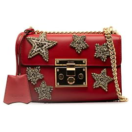 Gucci-Bolso bandolera pequeño con candado y estrella de cristal de piel 432182-Otro