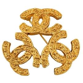 Chanel-Brosche mit dreifachem CC-Logo-Andere