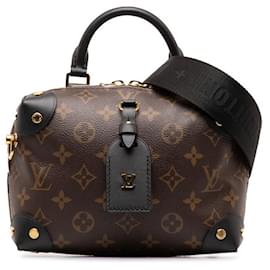 Louis Vuitton-Louis Vuitton Monogram Petite Malle Souple  Canvas Shoulder Bag M45571 en bon état-Autre