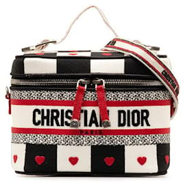 Dior-Dior Dioramour Vanity Case  Canvas Vanity Bag in Excellent condition-Other