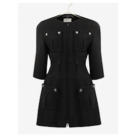 Chanel-9K$ New Supermarket Black Tweed Jacket-Black