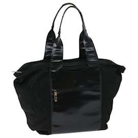 Gucci-GUCCI Shoulder Bag Canvas Black 019 2058 Auth bs12745-Black