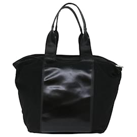 Gucci-GUCCI Shoulder Bag Canvas Black 019 2058 Auth bs12745-Black