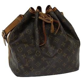 Louis Vuitton-LOUIS VUITTON Monogram Petit Noe Shoulder Bag M42226 LV Auth 69579-Monogram