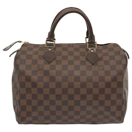 Louis Vuitton-LOUIS VUITTON Damier Ebene Speedy 30 Hand Bag N41364 Auth LV 68820-Autre
