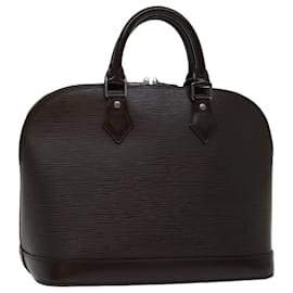 Louis Vuitton-LOUIS VUITTON Epi Alma Hand Bag Mocha M5214D LV Auth 68946-Other