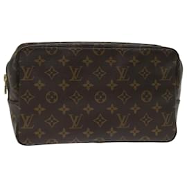 Louis Vuitton-Louis Vuitton Monogram Trousse Toilette 28 Bolsa de Embreagem M47522 Autenticação de LV 68924-Monograma