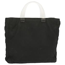 Prada-PRADA Hand Bag Nylon Black Auth bs12831-Black