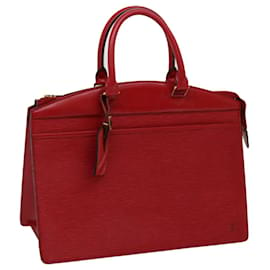 Louis Vuitton-LOUIS VUITTON Epi Riviera Sac à Main Rouge M48187 LV Auth e4710-Rouge