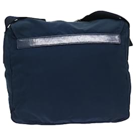 Prada-PRADA Shoulder Bag Nylon Navy Auth 69343-Navy blue