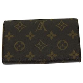 Louis Vuitton-Cartera M con monograma Porte Monnaie Billets Tresor de LOUIS VUITTON61730 LV Auth th4715-Monograma