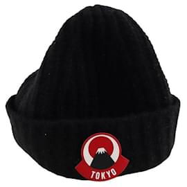 Moncler-berretto di lana-Nero