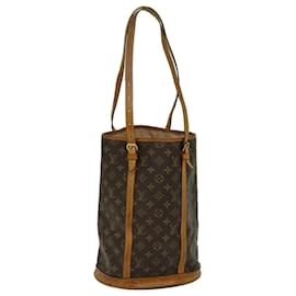 Louis Vuitton-LOUIS VUITTON Monogram Bucket GM Shoulder Bag M42236 LV Auth 69429-Monogram