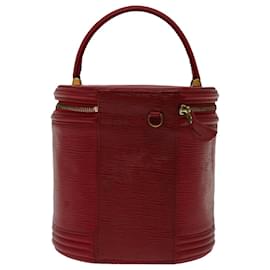 Louis Vuitton-LOUIS VUITTON Epi Cannes Hand Bag Red M48037 LV Auth 69026-Red