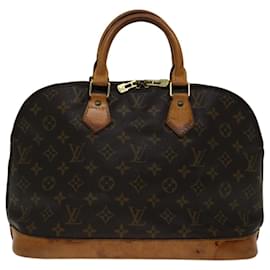 Louis Vuitton-Bolso de mano Alma con monograma LOUIS VUITTON M51130 LV Auth 68482-Monograma