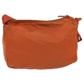 Prada-PRADA Bandolera Nylon Naranja Auth 69348-Naranja