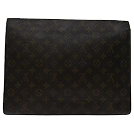 Louis Vuitton-LOUIS VUITTON Monogram Porte Documents Senatur Briefcase M53335 LV Auth 68810-Monogram