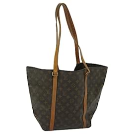 Louis Vuitton-LOUIS VUITTON Monogram Sac Shopping Tote Bag M51108 Auth LV 68798-Monogramme