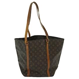 Louis Vuitton-LOUIS VUITTON Monogram Sac Shopping Tote Bag M51108 LV Auth 68798-Monogram