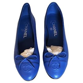 Chanel-Chanel ballet flats-Blue
