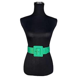 Ceinture Yves Saint Laurent vintage pour femmes Vert