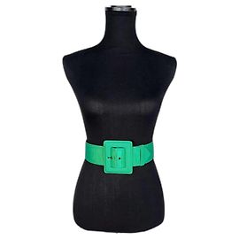 Cinto Yves Saint Laurent vintage para mulheres Verde
