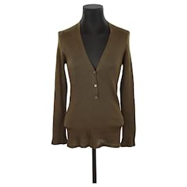 Tom Ford Top de seda Caqui