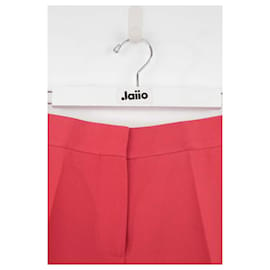 Dior-Pantalon droit en coton-Rouge