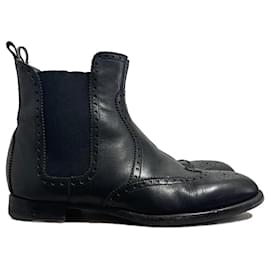 Hermès-HERMES  Ankle boots T.eu 36 leather-Black