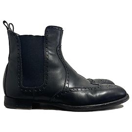 Hermès Botines HERMES T.EU 36 Cuero Negro