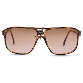 Autre Marque-Óculos de sol vintage marrom unissex menta Zilo N/42 54/12 135mm-Marrom