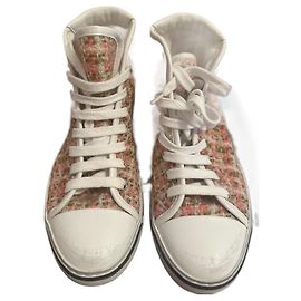 tênis Saint Laurent em tweed Multicor