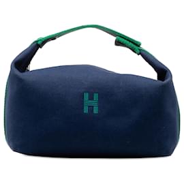 Hermès-Hermes Azul Toile Novia A Brac PM-Azul
