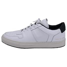 Autre Marque-Common Projects Decades Low Sneakers aus weißem Leder-Weiß