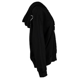 Chanel-Sudadera con capucha gráfica Chanel en algodón negro-Negro