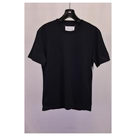 Maison Martin Margiela-Camiseta Maison Margiela com gola redonda em algodão preto-Preto