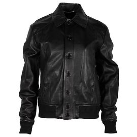 Jaqueta Saint Laurent Moto em couro preto Preto