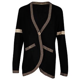 Chanel 2019 Pull Paris-New York en Cachemire Noir Noir