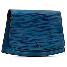 Louis Vuitton-Bolsa Louis Vuitton Epi Pochette Tilsitt com cinto de couro M52605 em boa condição-Outro