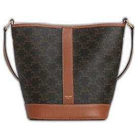 Borsa secchiello Céline Small marrone in pelle Marrone