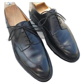 JM Weston-derbies demi chasse jm weston box noir 9B   42  42,5 étroit-Black