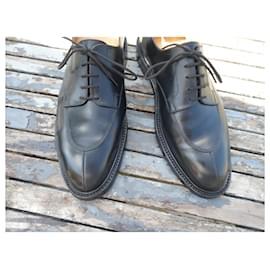 JM Weston-derbies demi chasse jm weston box noir 9B   42  42,5 étroit-Black