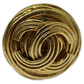 Chanel-Brinco CHANEL COCO Mark em tom dourado CC Auth ar11595b-Outro