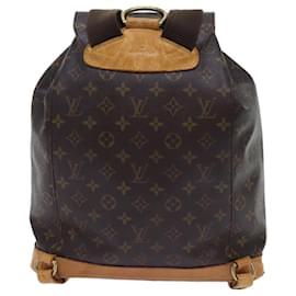 Louis Vuitton-LOUIS VUITTON Monogram Montsouris GM Backpack M51135 LV Auth 70106-Monogram